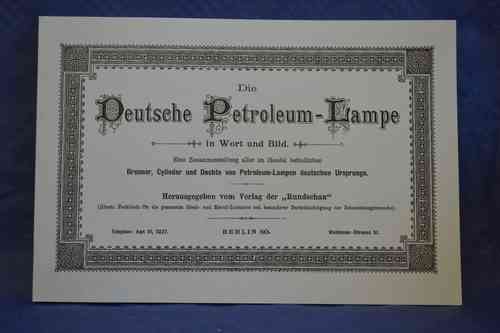 Deutsche Petroleum-Lampe 1893