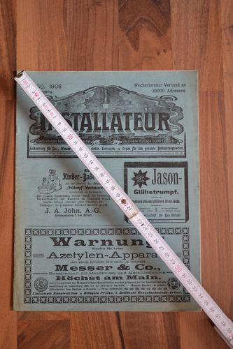 Installateur Fachblatt 1906 ,50